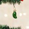 Old World Christmas 1.5 Inch Miniature Gurken Christmas Tree Ornament , Pickle Hide Extra Gift